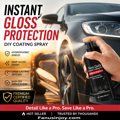 🚗 BUY 2 GET 1 FREE! ✨ High-Gloss Car Detailing Spray – Quick-effect, UV protection & streak-free shine – Give your car a fresh new look instantly 🏆