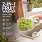 🥬 Save 50%! 🧺 Draining Basket with Lid – 2‑in‑1, space‑saving & versatile ✨