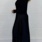 👗 60% OFF NOW! ✨ Women's Solid Color Long Sleeve Dress - Elegant Pleated Hem for Office/Date, Soft Stretch Fabric with Comfortable Fit 🌸📦