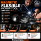 🔦 BUY 2 GET 1 FREE! 🎉 Multifunctional Magnetic Telescopic Flashlight – 360° flexible gooseneck – Strong magnet & bright LED – perfect for workshop, car or camping 🛠️✨