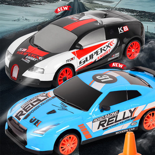 🚗 60% OFF! ⚡ RC DRIFT RACING CAR - 2.4GHz Remote Control & LED Lights, High-Speed Drifting with Rechargeable Battery, Perfect for Kids and Hobbyists 🏁🎮