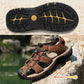 👟 50% OFF NOW! 🔥 Men's Genuine Leather Beach Shoes – Anti-slip & breathable – 16K+ sold – perfect for summer, seaside or casual walks 🏖️🦶✨