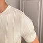 👕 50% OFF NOW! 🧶 Men's Crew Neck Knit Short Sleeve Sweaters with Twist Pattern – Classic Design, Soft Texture & Perfect for Everyday Wear 🏠