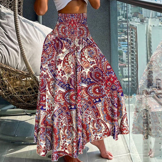 👗 50% OFF NOW! 🌸 Casual Floral Half-Piece Skirt – Lightweight Fabric, Vibrant Print & Perfect for Spring & Summer Days ☀️