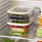 🥗 BUY 3 GET 1 FREE! 🧊 3‑Layer Fridge Crisper – Clear, reusable & stackable ✨