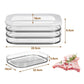 🥗 BUY 3 GET 1 FREE! 🧊 3‑Layer Fridge Crisper – Clear, reusable & stackable ✨