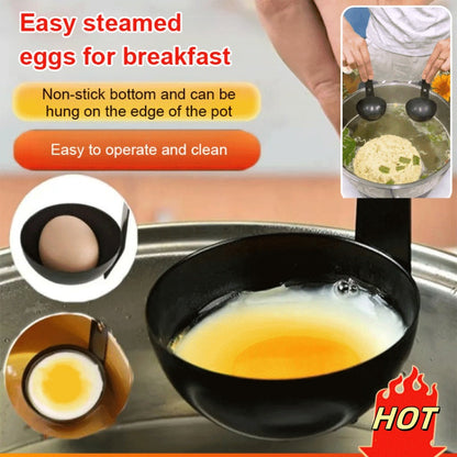 🍳 BUY 1 GET 1 FREE! 🥚 Hanging Ear Poached Egg Molds – Non-stick, easy-release & hanging design – Perfect for perfect poached eggs every time 🌿
