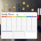 📅 50% OFF NOW! 🧲 Magnetic Erasable Calendar Set – Reusable, Includes Markers & Perfect for Fridge, Office & Family Planning ✨