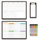 📅 50% OFF NOW! 🧲 Magnetic Erasable Calendar Set – Reusable, Includes Markers & Perfect for Fridge, Office & Family Planning ✨