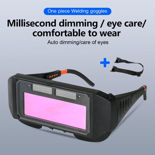 🛡️ 50% OFF NOW! ⚡ Auto Dimming Welding Glasses – Solar powered & UV/IR protection – Adjustable frame – perfect for welding, grinding or DIY safety 🔥✨