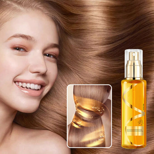 💖 BUY 2 GET 3! ✨ SILKY HAIR OIL - Nourishes & Strengthens with Argan and Keratin, Heat Protection & Frizz Control, for All Hair Types 🌟🧴