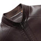 🧥 60% OFF NOW! ✨ Men’s Warm Plush Lining Leather Jacket - Windproof Genuine Leather with Thermal Insulation for Extreme Cold ❄️🛡️