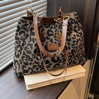 👜 50% OFF NOW! ✨ Ladies Elegant Handbag – Large capacity, leopard print & versatile – Perfect for work, shopping or travel – chic and roomy 🌟