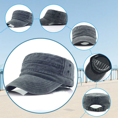 🧢 50% OFF NOW! ⏳ Fashionable Comfortable and Breathable Flat-Top Cap – Lightweight, adjustable & perfect for streetwear, daily wear or sunny days ☀️