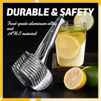 🍋 50% OFF NOW! 🔪 Creative Kitchen Slice Cutting Tool – Food‑grade aluminum, quick slicing & easy grip – Perfect for lemon, tomato, onion & soft veggies 🥗