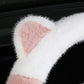 🚗 50% OFF! ✨ CAT EAR STEERING WHEEL COVER - Non-Slip Plush & Universal Fit, Cute Design with Soft Padding, Easy Installation for Car Interior Styling 🐱🌟