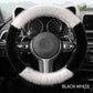 🚗 50% OFF! ✨ CAT EAR STEERING WHEEL COVER - Non-Slip Plush & Universal Fit, Cute Design with Soft Padding, Easy Installation for Car Interior Styling 🐱🌟