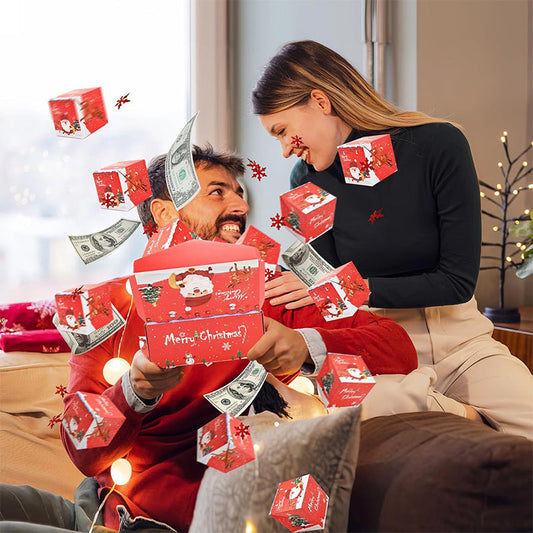 🎁 HOT SALE: 50% OFF + BUY 2 FREE SHIPPING! 💥 Explosive Pop-Up Surprise Money Gift Box – Creative Present for Birthday/Wedding/Party 🎊✨📦