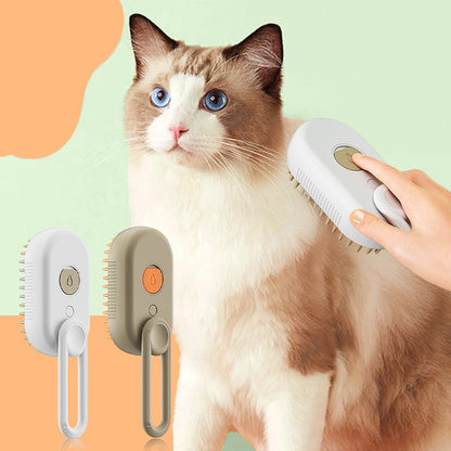 🐶 50% OFF NOW! 🎁 Multi-Function Pet Spray Massage Comb – Water mist & gentle bristles – Reduces shedding, soothes skin – perfect for dogs & cats 🐱