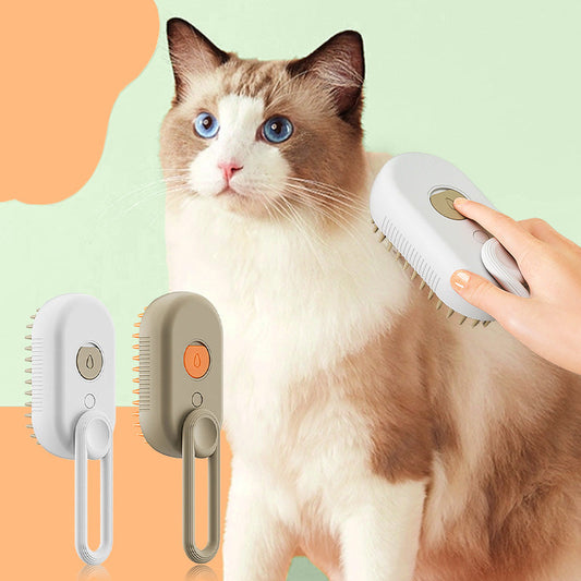 🐶 50% OFF NOW! 🎁 Multi-Function Pet Spray Massage Comb – Water mist & gentle bristles – Reduces shedding, soothes skin – perfect for dogs & cats 🐱