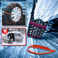 🚗 PRE 2025 WINTER HOT SALE! BUY 3 GET 1 FREE! ✨ Universal Reusable Anti-skid Nylon Tire Chains - Easy Installation with Enhanced Traction for Snow & Ice ❄️🔗