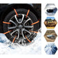 🚗 PRE 2025 WINTER HOT SALE! BUY 3 GET 1 FREE! ✨ Universal Reusable Anti-skid Nylon Tire Chains - Easy Installation with Enhanced Traction for Snow & Ice ❄️🔗