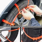 🚗 PRE 2025 WINTER HOT SALE! BUY 3 GET 1 FREE! ✨ Universal Reusable Anti-skid Nylon Tire Chains - Easy Installation with Enhanced Traction for Snow & Ice ❄️🔗
