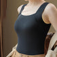 👚 50% OFF NOW! 🔥 Women‘s U Neck Thermal Tank Top – Built-In Bra, Seamless & Comfortable for Layering & Sports 🏃‍♀️