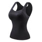 👚 50% OFF NOW! 🔥 Women‘s U Neck Thermal Tank Top – Built-In Bra, Seamless & Comfortable for Layering & Sports 🏃‍♀️