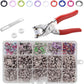 🧵 50% OFF NOW! 🛠️ Snap Button DIY Craft Kit – 9.5mm Eco Copper Press Studs, Perfect for Baby Clothes & Easy Installation 👶