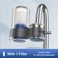 🚰 60% OFF NOW! 💧 Faucet Water Purifier with Adapters - Easy Installation, Reduces Chlorine & Impurities for Cleaner Drinking Water 🏠📦