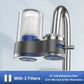 🚰 60% OFF NOW! 💧 Faucet Water Purifier with Adapters - Easy Installation, Reduces Chlorine & Impurities for Cleaner Drinking Water 🏠📦