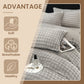 🛏️ 50% OFF NOW! ✨ Winter Fluffy Plush Milk Velvet Comforter Set - Ultra-Soft Thermal Design with Modern Embroidery for Cozy Bedding 🏠❄️