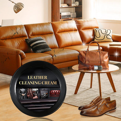 🧴 Save 50%! 🛋️ Leather Cleaning & Maintenance Cream – Restores, protects & nourishes ✨