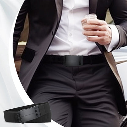 🔥 50% OFF! ✨ NO-PUNCH STRETCH BELT - One-Size-Fits-All with Metal Buckle, 6 Color Set for Jeans and Pants, Flexible and Comfortable Fit 🌈👖