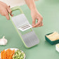 🔪 BUY 2 GET 1 FREE! ✨ 7-in-1 Stainless Steel Kitchen Chopper - Dices, Slices, Grates with Hand Guard for Safe & Fast Food Prep 🥒📦
