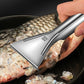 🐟 HOT SALE - BUY 2 GET 1 FREE! ✨ Sharp Stainless Steel Fish Scaler - Ergonomic Non-Slip Handle with Efficient Descaling for Easy Kitchen Prep 🔪🧤