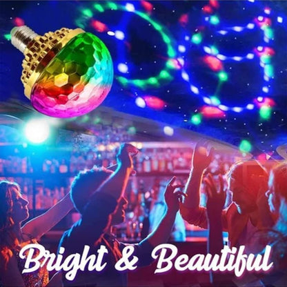 🌈 BUY 3 GET 4! ✨ COLORFUL DISCO BALL - 6 Light Modes & Auto Rotation, USB Powered with Remote, Perfect for Parties and Home Decor 🎉🪩