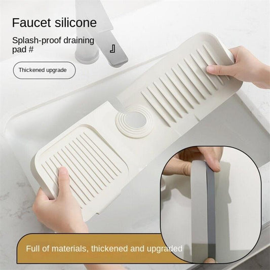🚰 50% OFF! 💧 Faucet Splash Guard Mat – Silicone, waterproof & 2 sizes ✨