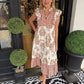 👗 50% OFF NOW! 🏖️ Women's Elegant Printed Ruffle Sleeveless Dress – Flowy, flattering & perfect for sunny days, parties or tropical getaways 🌼