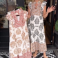 👗 50% OFF NOW! 🏖️ Women's Elegant Printed Ruffle Sleeveless Dress – Flowy, flattering & perfect for sunny days, parties or tropical getaways 🌼