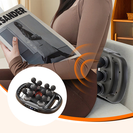 💆♂️ 60% OFF! 🔥 Multi-Functional Automatic 12-Head Muscle Massage Gun – Relaxation & Pain Relief ✨