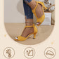 👡 50% OFF NOW! 💃 Women's Back Zipper Peep-Toe High Heel Sandals – Sleek, stylish & easy on – perfect for parties, weddings or a night out ✨