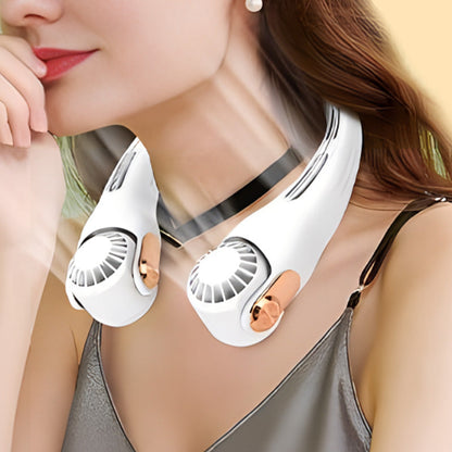 🌀 50% OFF NOW! 🔥 Low Noise Neck Fan – 360° Cooling, Adjustable Speeds & Perfect for Office, Travel, or Outdoor Work ☀️