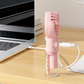 🌀 50% OFF NOW! 💧 Portable Rechargeable Handheld Misting Fan – USB charging & 3 speeds – Cools with fine mist – perfect for summer outings or travel 🌬️✨