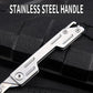 🔪 50% OFF NOW! ✨ Stainless Steel Portable Utility Knife - Includes 10 Free Blades for Carving, Crafting & Outdoor Use 🎯🛠️