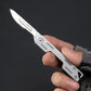 🔪 50% OFF NOW! ✨ Stainless Steel Portable Utility Knife - Includes 10 Free Blades for Carving, Crafting & Outdoor Use 🎯🛠️