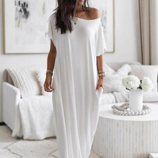 👗 50% OFF NOW! ✨ Loose Fit Long Dress – Clean Style, Flattering for Every Figure & Perfect for Any Occasion 🌸