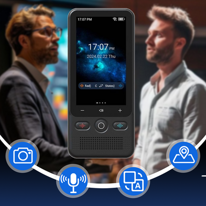 🌐 60% OFF NOW! 🗣️ Multifunctional Portable Translator – Real-Time 2-Way Voice Translation, Offline Mode & 100+ Languages Supported ✨