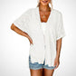 🔥 50% OFF NOW! 🏳️‍🌈 2025 New Stylish Flowy Short Sleeve Cardigan – Breezy, versatile & perfect for summer layering ☀️
